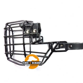 CHOPO Drahtmaulkorb schwarz Bullterrier Rüde
