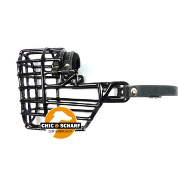 CHOPO Drahtmaulkorb schwarz Cocker Spaniel / Foxterrier Hündin
