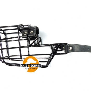 CHOPO Drahtmaulkorb schwarz Malinois / Collie Rüde