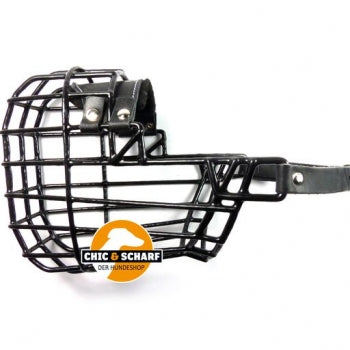 Chopo Maulkorb schwarz Schäferhund Rüde Sport