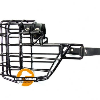Chopo Maulkorb schwarz Schäferhund Rüde