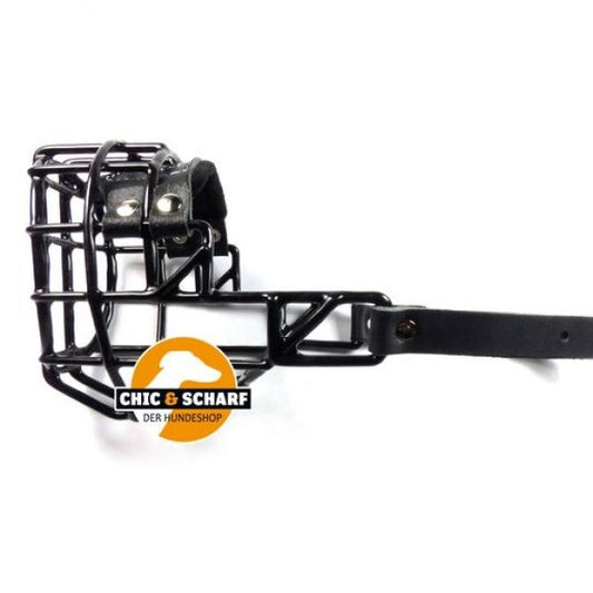 CHOPO Drahtmaulkorb schwarz Mittelschnauzer Hündin
