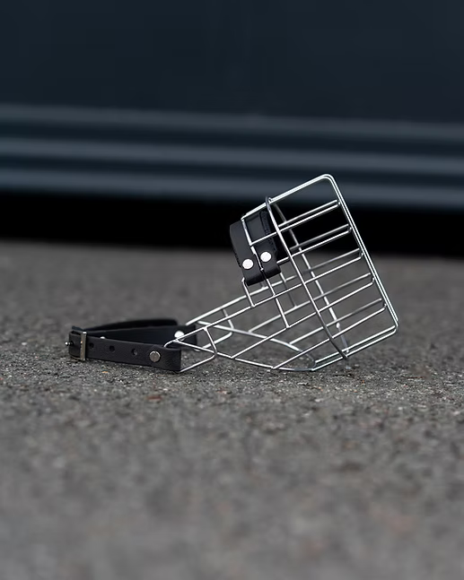 Unimon© Maulkorb MINI-Australian Shepherd Maulkorb verzinkt