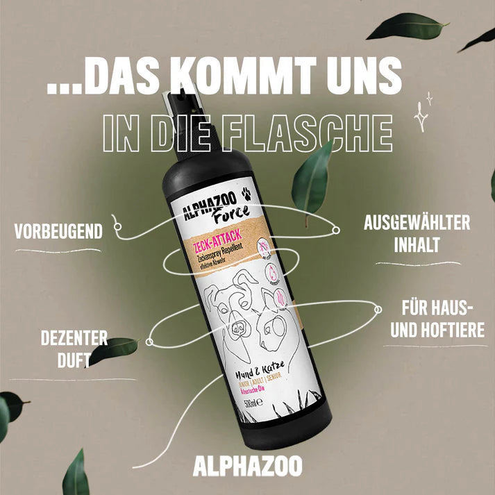 Alphazoo Zeckattack - Zeckenspray 500 ml